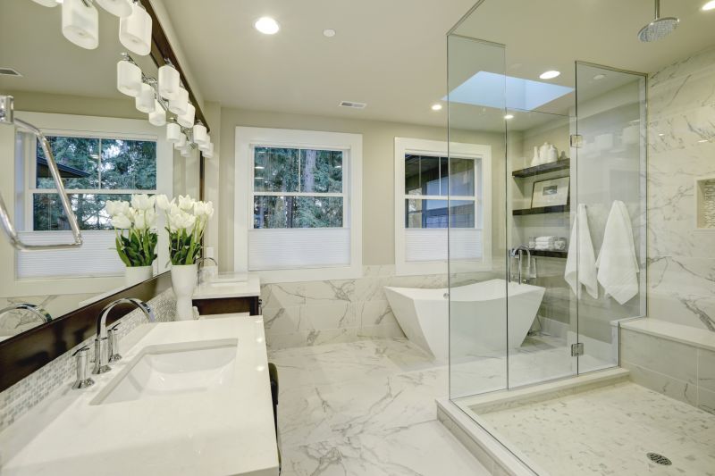 Spacious Master Bathroom Layouts